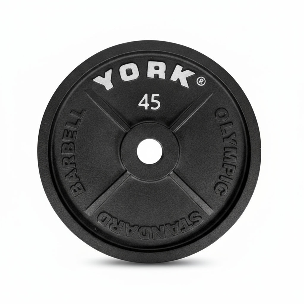 York Olympic Standard Cast Iron Plates - Pairs & Sets – Gorila Fitness