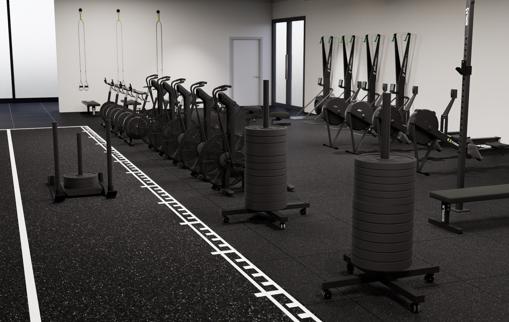 $150K Pro Facility. 14 Racks. One Wild Gym.
