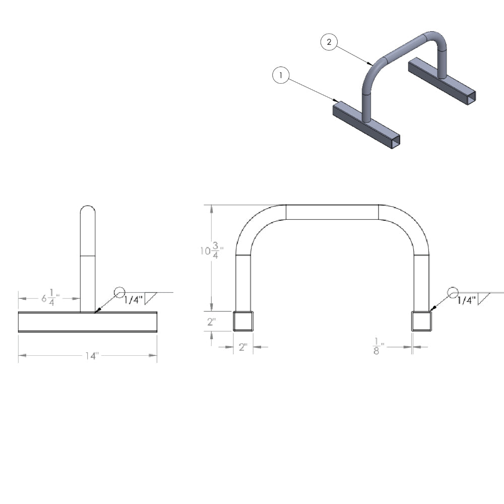 Best Gorila Standard Parallettes 2.0 - Pair - Gorila Fitness 