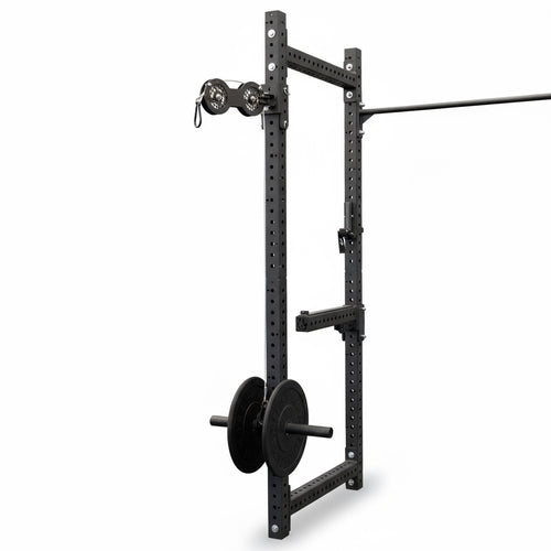 Gorila Cobra 3.0 plate-loaded cable pulley attachment on power rack