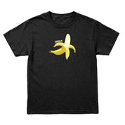 Gorila Fitness Kids Tee with a Banana on a black t-shirt