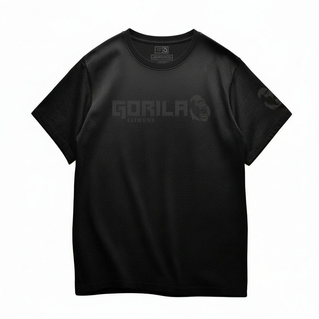 Best Gorila Original Tee - Stealth Black - Gorila Fitness 