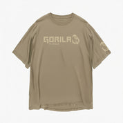 Gorila Original Tee Brown Heather front view on white background