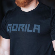 Gorila Men's Bold Tee - Black - Gorila Fitness 