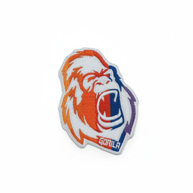Multicolour gorilla head patch for weight vest and gym bags - Gorila Velcro® Patches by Gorila Fitness