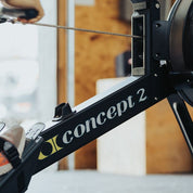 Athlete training on the Concept2 RowErg at Gorila Fitness