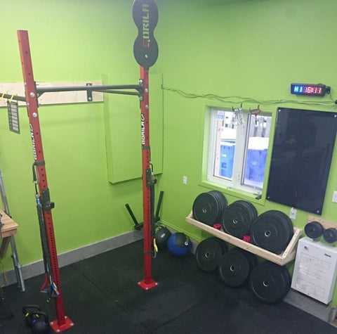 Garage gym build from a Canadian Gorila Fitness customer