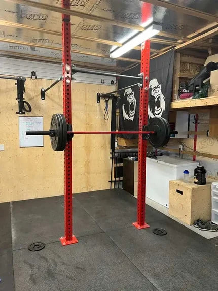 Compact garage gym design for a small Canadian space
