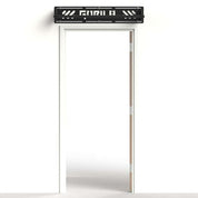 Gorila Ape Bar installed on standard door frame for home gym use