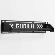 Gorila Ape Bar pull-up system mounted on wall front view, white background