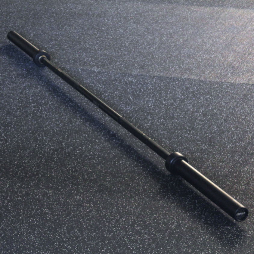 Gorila Bar Teflon complete bar – PTFE-coated steel barbell engineered for smooth rotation and long-term performance.