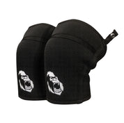 Front angled view of Gorila Black Knee Sleeves 3.0 5 mm pair showing overall shape and Gorila logo on white studio background