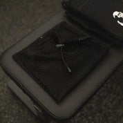 Gorila Black Knee Sleeves 3.0 mesh bag laid flat