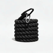 Gorila Blackline Pulling Rope 30 ft, 40ft and 50 feet long with steel hook and carabiner, heavy-duty non-slip design for HYROX and sled training, made in Canada for grip, endurance, and durability.