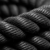 Close-up of the Gorila unique Blackline rope with a blurred background
