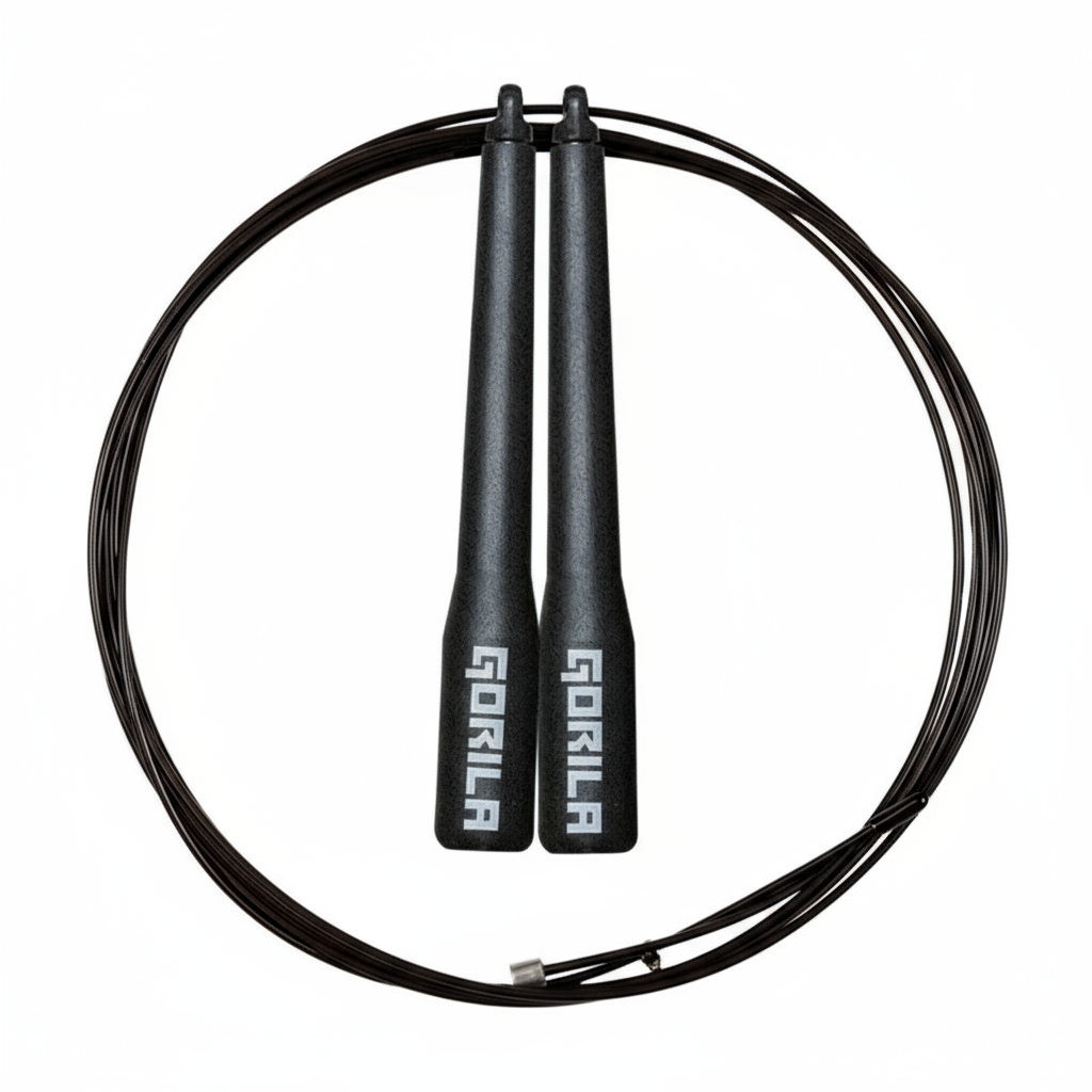 Gorila CSR2 Speed Rope – high-performance jump rope designed for CrossFit, Hyrox and functional fitness, lightweight aluminum handles with precision bearing system for fast rotations and durability.