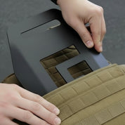 Gorila Curved Weight Vest Plates inserted in Phantom plate carrier – shown loaded for weighted vest training, compatible with Rogue and 5.11 carriers