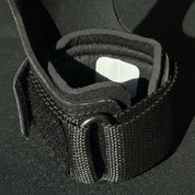 Side view of Gorila Death Grips showing ergonomic wrist strap, rubber grip construction and design focused on hand protection and grip strength