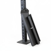 Athlete performing sled pull with the Gorila Falcon Speed Sled using strap attachment for full-body conditioning and sprint work.