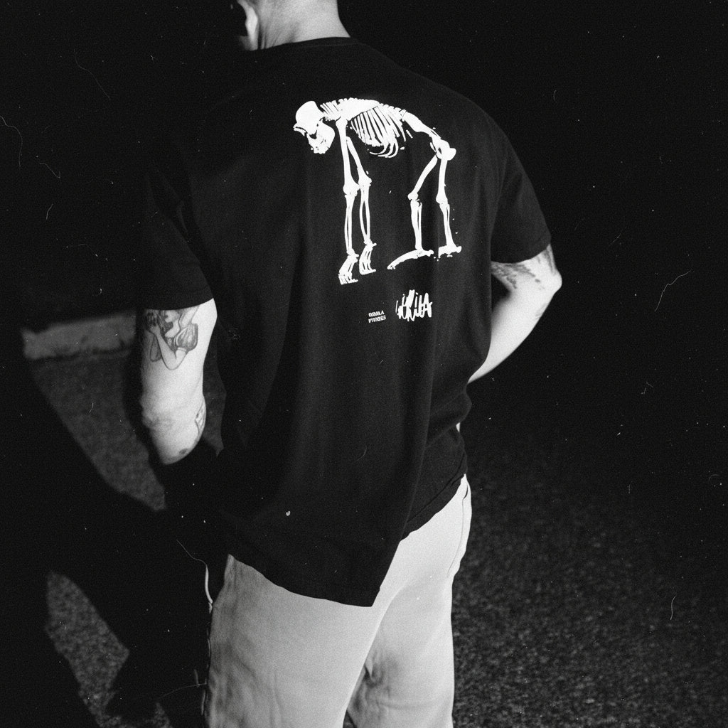 Athlete wearing Gorila Fitness apparel, showcasing durable performance wear designed for strength and conditioning training.