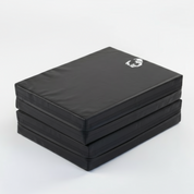 Pair of Gorila Fitness Compact Bear Drop Pads on white background, made in Canada with high-density foam for noise and impact absorption during weightlifting