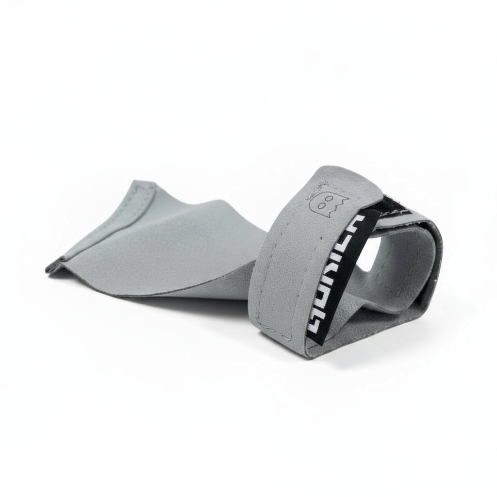 Ghost Grips by Gorila Fitness – Original angled gymnastic hand grips made from Clarino microfiber for ultimate comfort and palm protection.