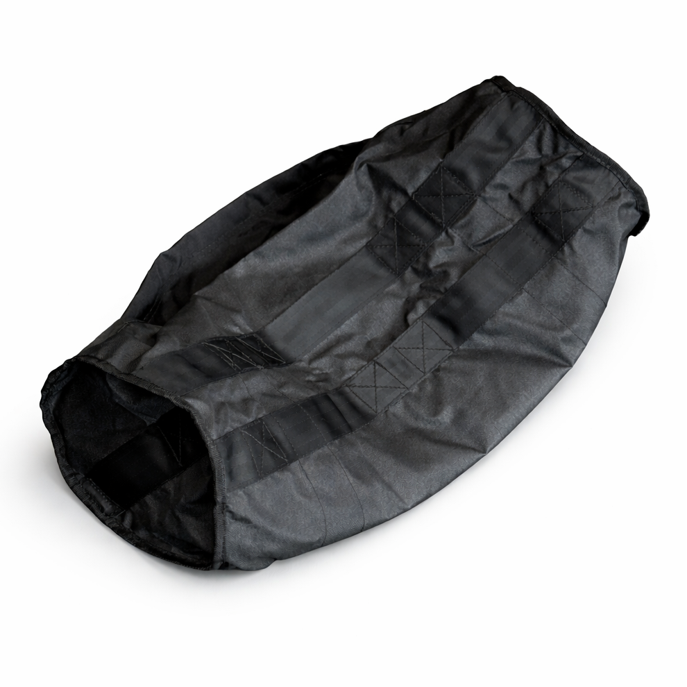 Full view of the Gorila Fitness hybrid sandbag, built with heavy-duty nylon, reinforced stitching throughout, and multiple integrated straps for maximum strength, durability, and functional training versatility.