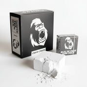 Gorila Gym Chalk 1LB box with eight 2oz blocks – premium grip chalk for pull-ups, rope climbs, and heavy lifting.