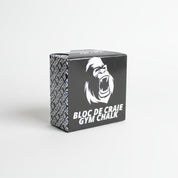 Gorila 1oz Gym Chalk Block, High-grip lifting chalk for CrossFit and strength training. Eight blocks per 1lb pack, packaged in a bold black Gorila box.