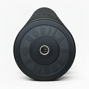 Gorila Ox HG Bumper Plates 10LB Set of 20 – includes ten pairs of 10 lb black rubber bumper plates built for high-volume functional training, CrossFit, and Olympic lifting, featuring durable construction, low bounce, and precise weight calibration for commercial or home gyms