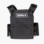 Clean front view with Gorila patch, built for weighted workouts, rucking, and functional fitness
