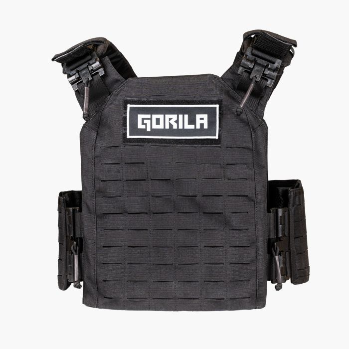 Clean front view with Gorila patch, built for weighted workouts, rucking, and functional fitness