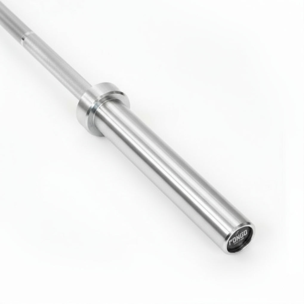 Gorila Pongo Short Bar – compact high-performance 35lb barbell for small-group classes and space-efficient gym setups.