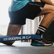 Gorila blue resistance band heavy 41 in for stretching, squats, deadlift warm-ups, and resisted runs