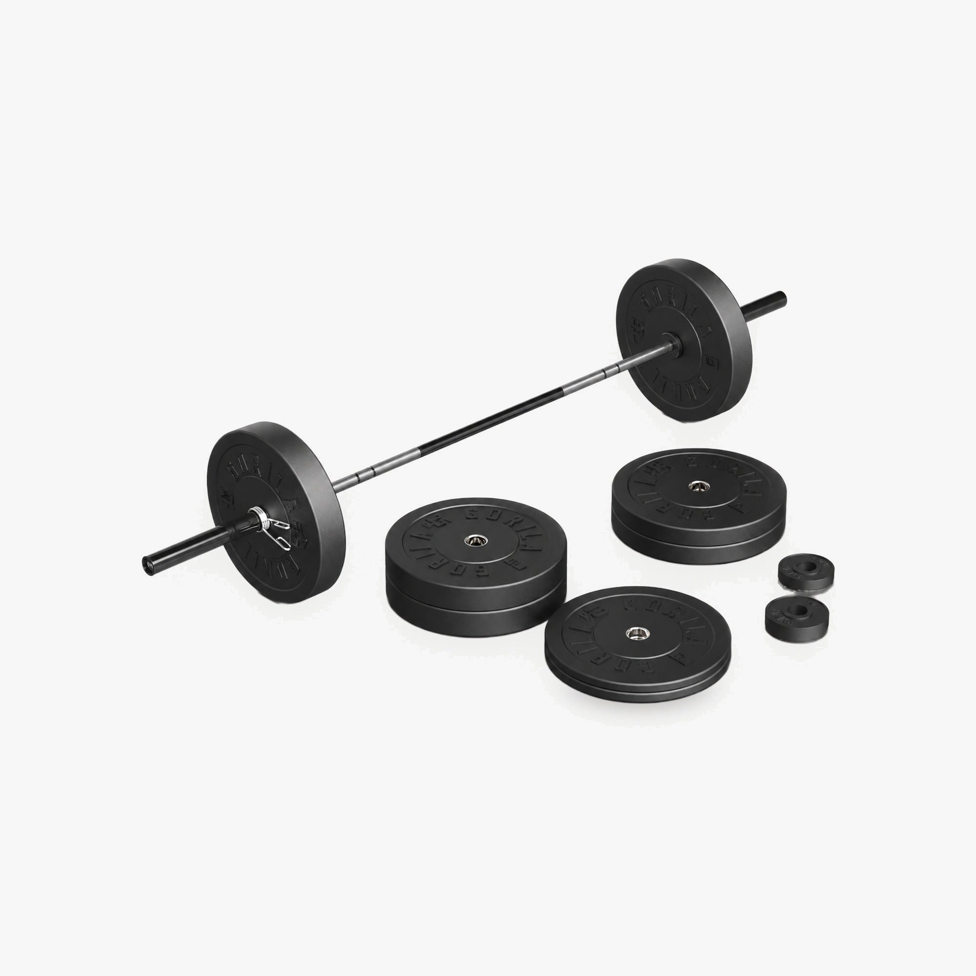 Gorila Rx Bar & Plate Set - Black Bar - 290 lb