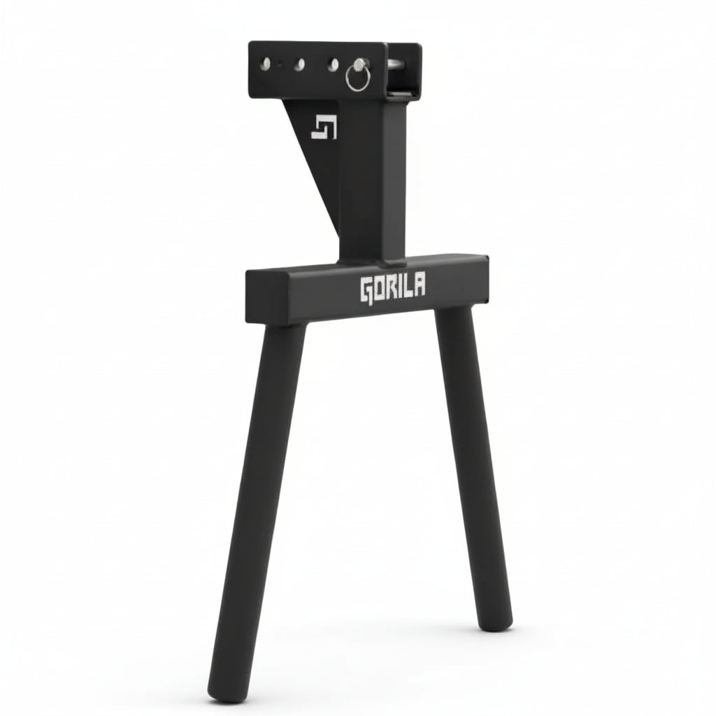 Gorila Toro dip station attachment for squat and power racks, heavy-duty steel construction made in Canada for premium strength training setups
