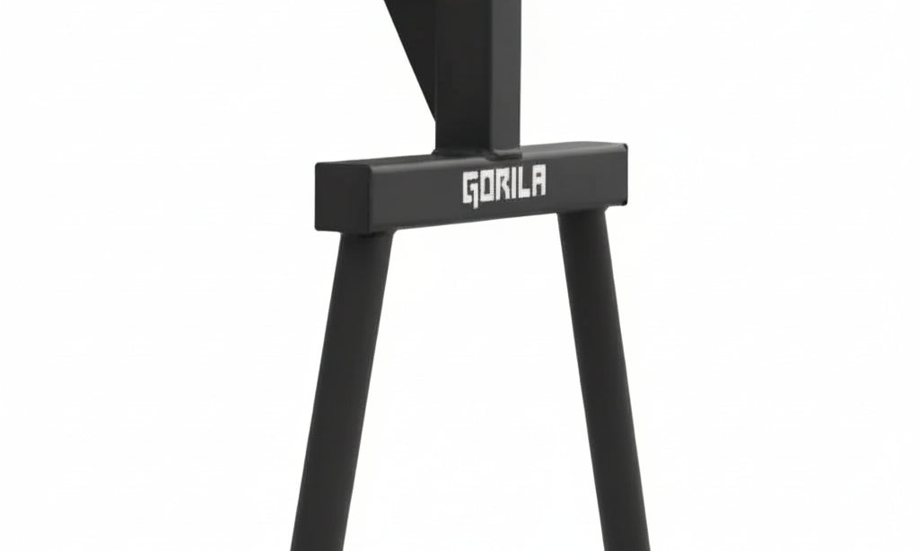 Gorila Toro dip station attachment for squat and power racks, heavy-duty steel construction made in Canada for premium strength training setups