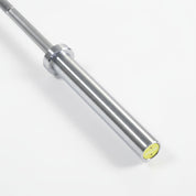 Gorila Women Training Bar 2.0 full view – 15KG Olympic barbell, 25MM shaft diameter, bright zinc finish, designed for women athletes and competition-level training