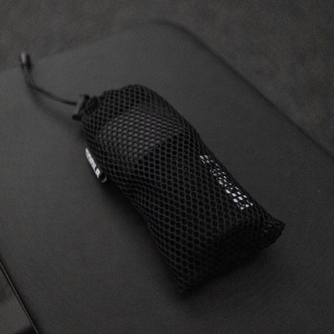 Flat layout of Gorila Wrist Wraps showing Velcro and thumb loop.