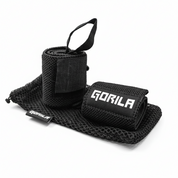 Gorila Wrist Wraps front view showing wrap design and Gorila logo.
