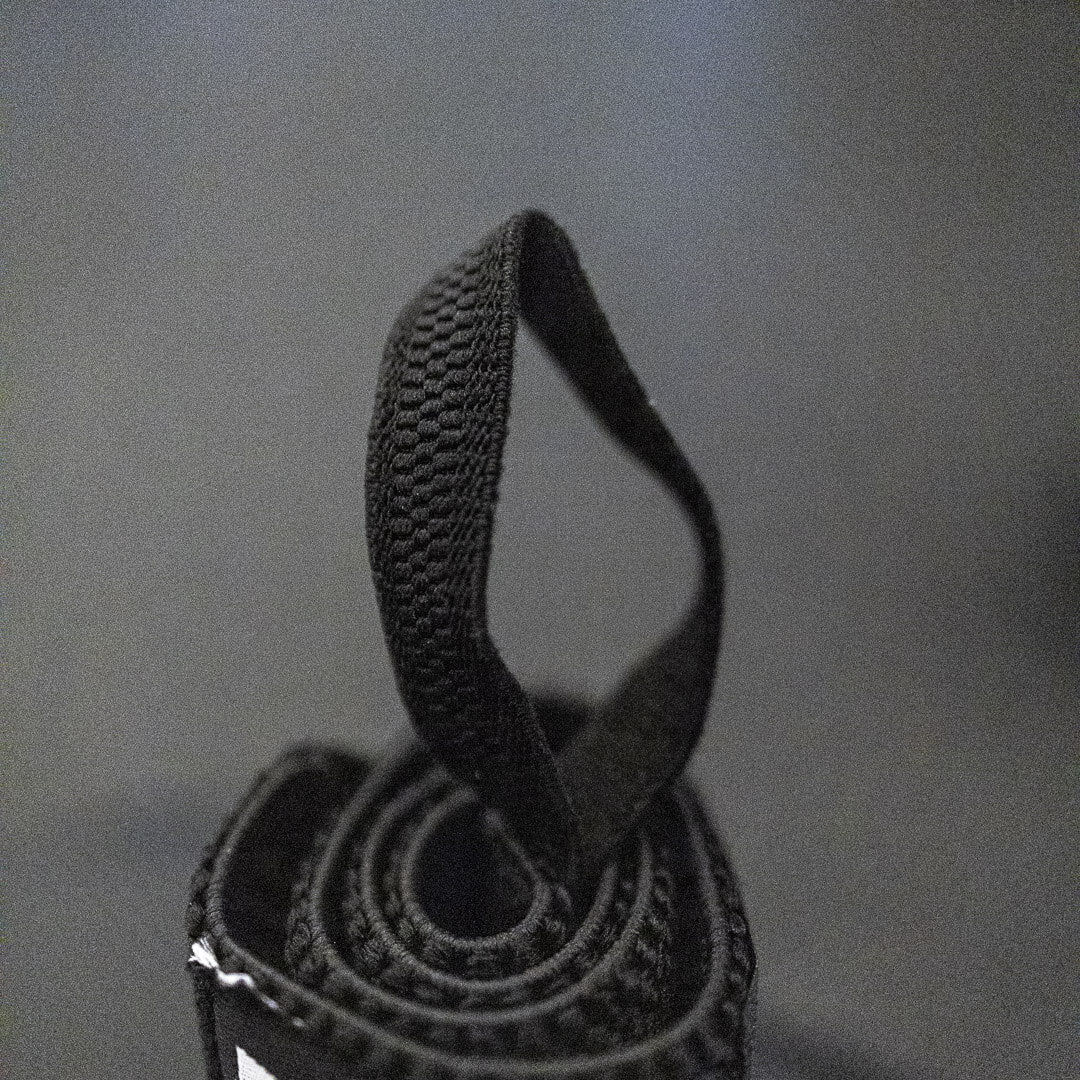 Close up of the thumb loop on Gorila Wrist Wraps to show the quality of the craftsmanship