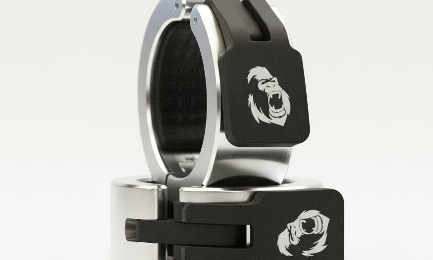 Gorila Aluminium Barbell Collars – lightweight precision locking collars for Olympic barbells - white background main