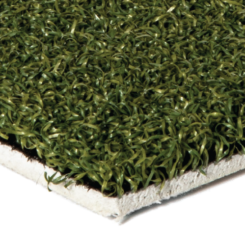 Close-up turf fibers