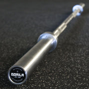 The Gorila Bar - Satin Chrome - Gorila Fitness 