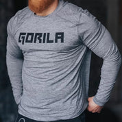 Gorila Men's Longsleeves Sport-tek - Grey Heather - Gorila Fitness 