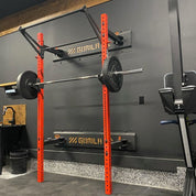 Gorila Camo Rack in Red in Garage Gym- Gorila Fitness 