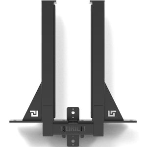 Gorila Spotter Arms Storage t-shirt for gym wear with wall-mounted design