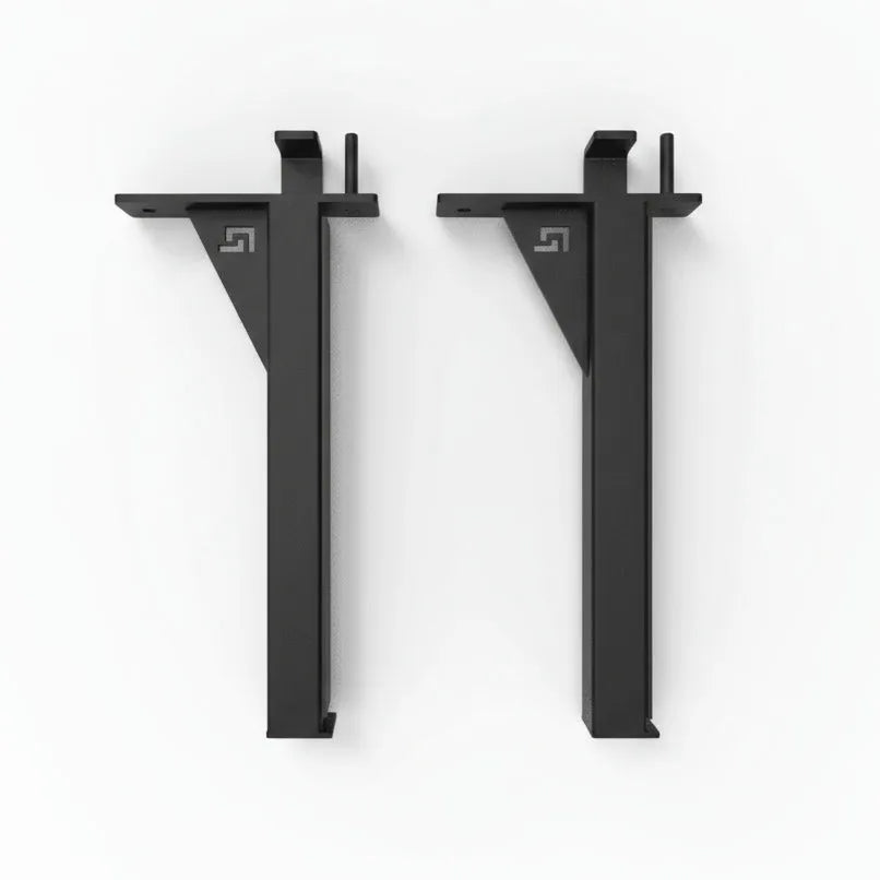 8" holes Spotter Arms on white background - Gorila Fitness 