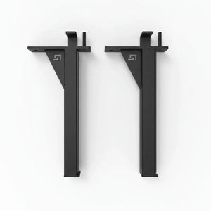 Gorila Rhino 2.5" x 2.5" - 5/8" holes Spotter Arms on white background - Gorila Fitness