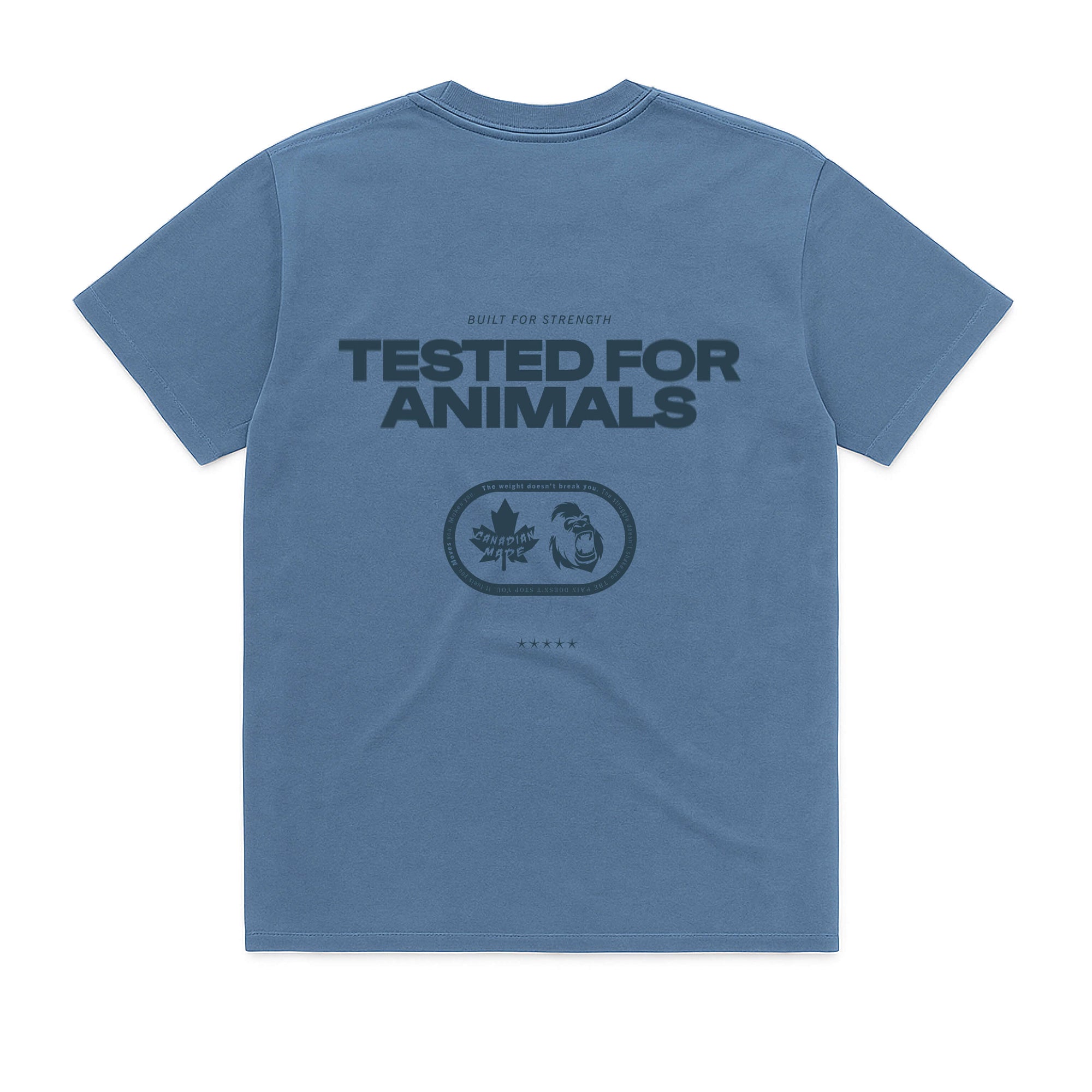 Best Tested For Animals - Heavy Tee - Gorila Fitness 